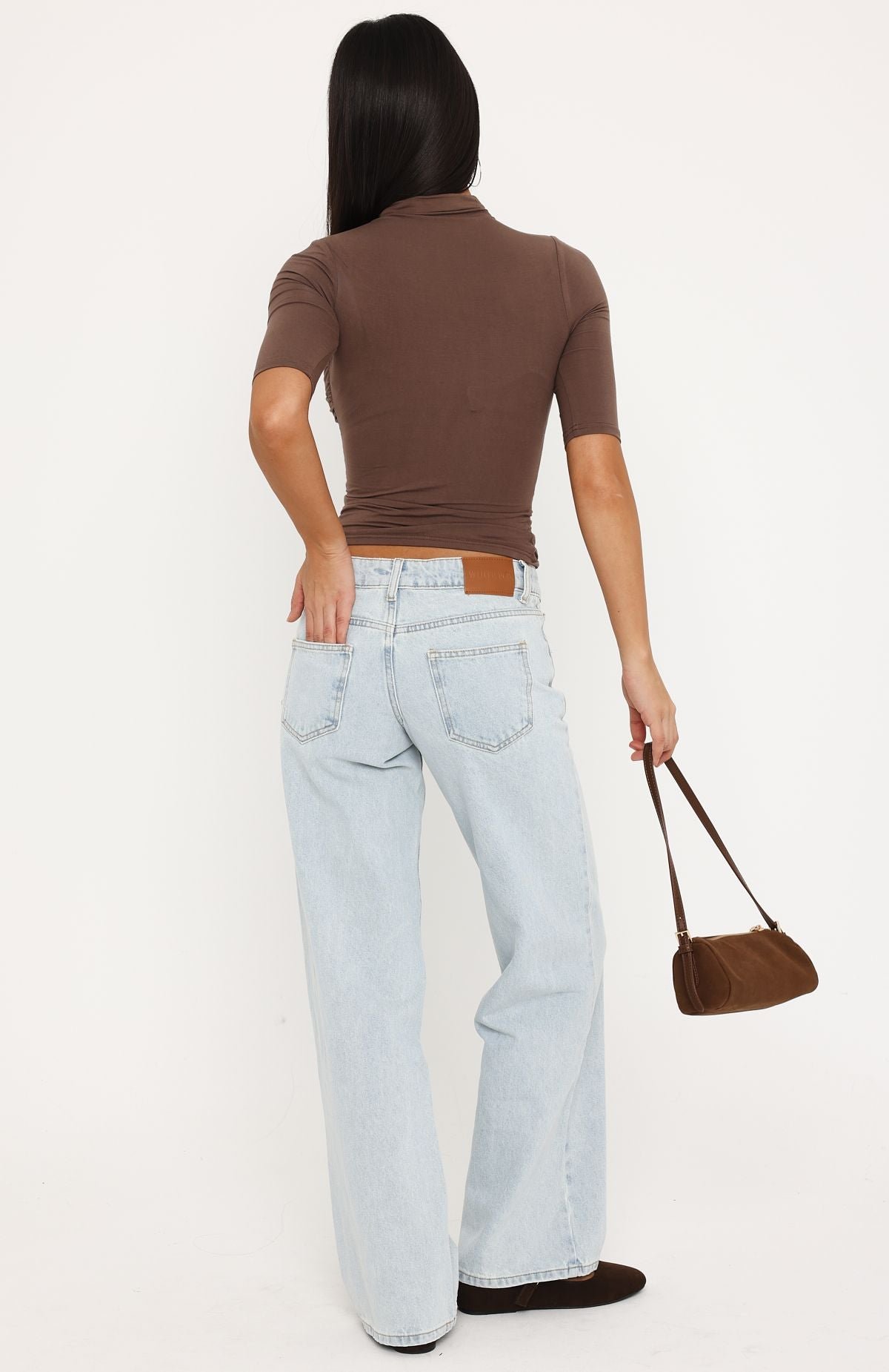 Chelsea Low Rise Straight Leg Jeans Glacier Blue Wash - Image 4